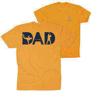 Baseball Short Sleeve T-Shirt - Baseball Dad Silhouette (Back Design)