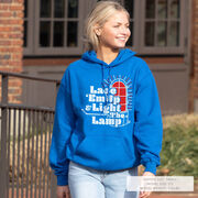 Hockey Hooded Sweatshirt - Lace 'Em Up And Light The Lamp