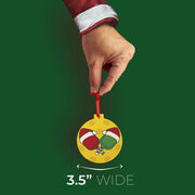 Pickleball Ceramic Ornament - HoHoHo