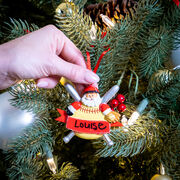 Softball Ornament - Softball Santa