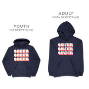 Cheerleading Hooded Sweatshirt - Retro Cheer