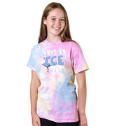 Figure Skating Short Sleeve T-Shirt - Have An Ice Day Tie Dye