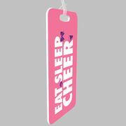 Cheerleading Bag/Luggage Tag - Eat Sleep Cheer