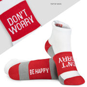 Socrates&reg; Woven Performance Sock Don't Worry (Red)