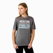 Hockey Short Sleeve Performance Tee - Hockey Girls Are Cooler