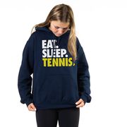 Tennis Hooded Sweatshirt - Eat. Sleep. Tennis.