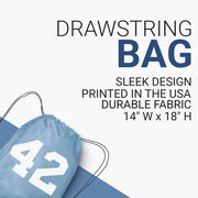 Personalized Drawstring Backpack - Team Number