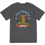 Guys Lacrosse Short Sleeve Performance Tee - California Lacrosse