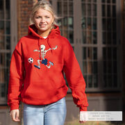 Soccer Hooded Sweatshirt - Skeleton Striker