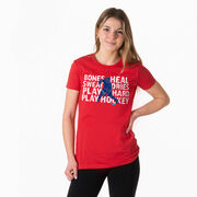 Hockey Women's Everyday Tee - Bones Heal Hockey