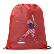 Softball Drawstring Backpack - Softball Star