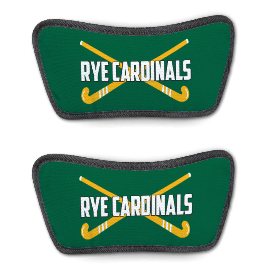 Field Hockey Repwell&reg; Sandal Straps - Personalized Crossed Sticks - Personalization Image