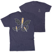 Baseball Short Sleeve T-Shirt - It's Bats (Back Design)