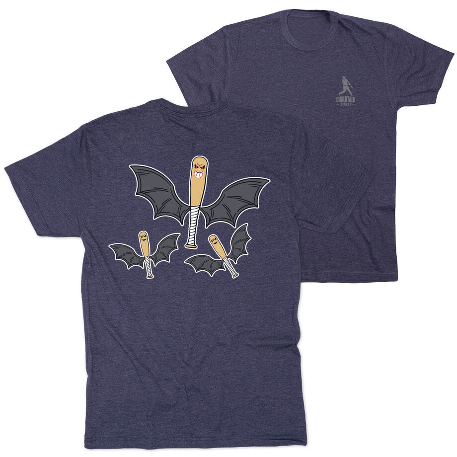 Baseball Short Sleeve T-Shirt - It's Bats (Back Design)