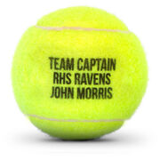 Custom Text Tennis Ball