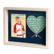 Baseball Premier Frame - Dear Mom Heart