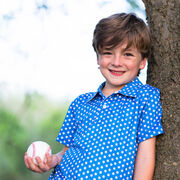 Baseball Short Sleeve Polo Shirt - Pop Fly Baseball