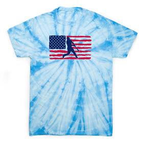 Baseball Short Sleeve T-Shirt - Baseball Land That We Love Tie Dye