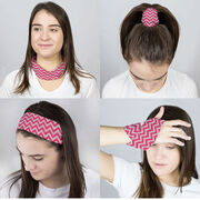 Multifunctional Headwear - Chevron Pink RokBAND