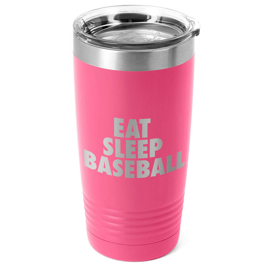 Baseball 20 oz. Double Insulated Tumbler - Eat Sleep Baseball