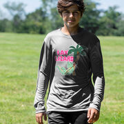 Guys Lacrosse Long Sleeve Performance Tee - Lax Lizard