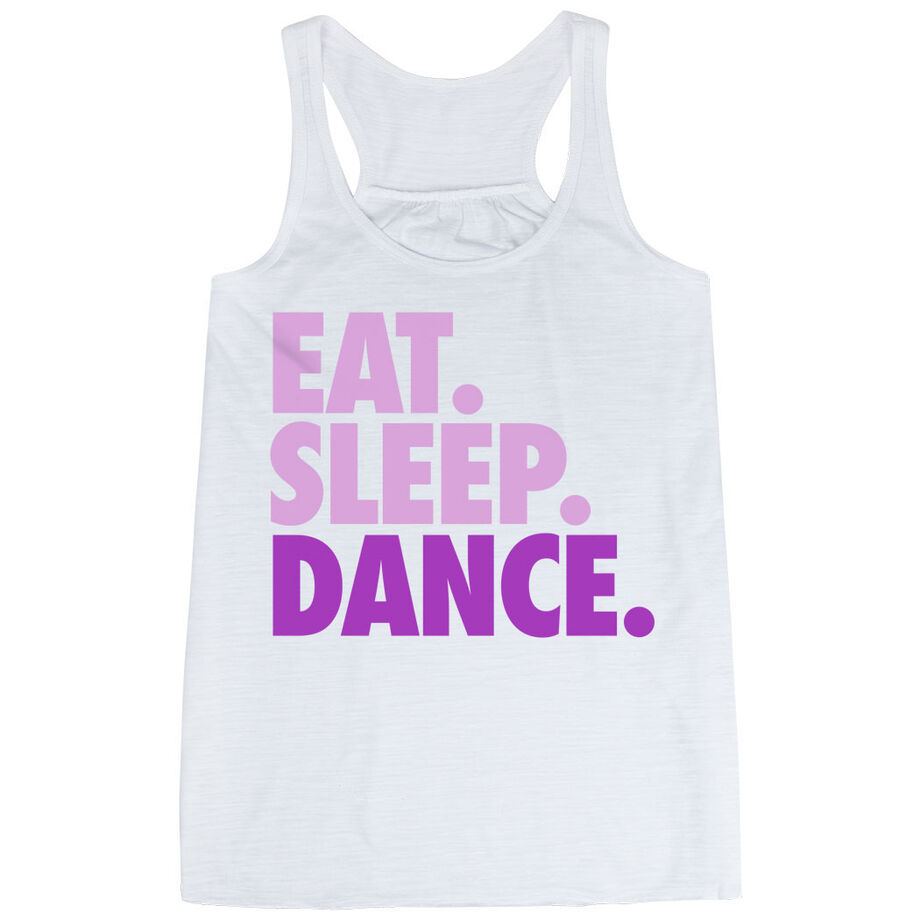 Dance Flowy Racerback Tank Top - Eat Sleep Dance