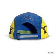 Ultra Pocket Hat for Runners - Yellow/Blue