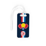 Pickleball Bag/Luggage Tag - Cross Court Stripes