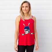  Hockey Flowy Racerback Tank Top - Chill to the Bone