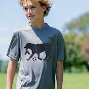 Soccer Short Sleeve Performance Tee - Spot The Soccer Dog