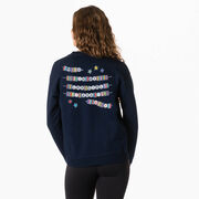 Girls Lacrosse Crewneck Sweatshirt - In My Lax Girl Era (Back Design)