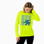 Hockey Long Sleeve Performance Tee - Dangle Snipe Celly Player