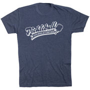 Pickleball Short Sleeve T-Shirt - Kind Of A Big Dill [Youth Large/Navy] - SS