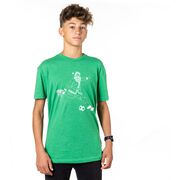 Soccer Short Sleeve T-Shirt - Santa Player