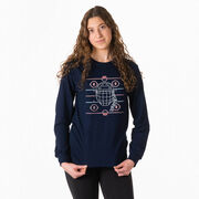 Hockey Tshirt Long Sleeve - Game Time Girl