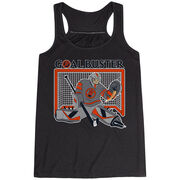  Hockey Flowy Racerback Tank Top - Goal Buster