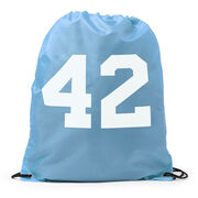 Personalized Drawstring Backpack - Team Number