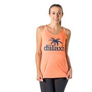 Girls Lacrosse Women's Everyday Tank Top - Just Chillax'n