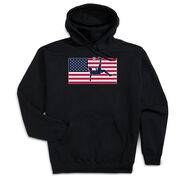 Soccer Hooded Sweatshirt - Patriotic Soccer