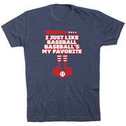 Baseball Short Sleeve T-Shirt - Baseball's My Favorite