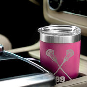 Guys Lacrosse 20 oz. Double Insulated Tumbler - Personalized Crossed Sticks