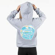 Volleyball Hooded Sweatshirt - Serve's Up (Back Design)