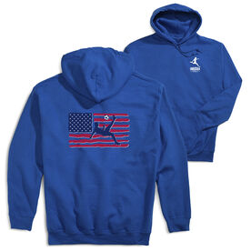 Soccer Hooded Sweatshirt - Guys Soccer Land That We Love (Back Design)