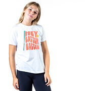 Softball Short Sleeve T-Shirt - Hey Batter Batter