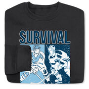 Hockey Crewneck Sweatshirt - Survival of the Fittest