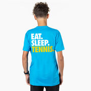 Tennis Short Sleeve T-Shirt - Eat. Sleep. Tennis. (Back Design)