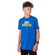 Wrestling Tshirt Short Sleeve Just Wrestle