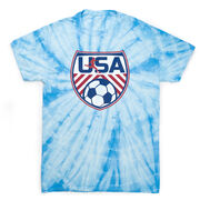 Soccer Short Sleeve T-Shirt - Soccer USA Tie Dye