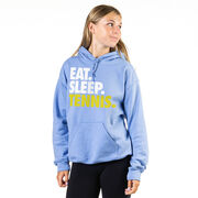 Tennis Hooded Sweatshirt - Eat. Sleep. Tennis.