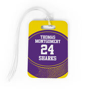 Hockey Bag/Luggage Tag - Personalized Hockey Team Puck